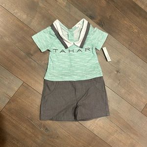 NWT Tahari Baby 3-6M One Piece Outfit